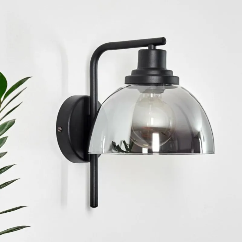 hofstein Applique murale Morzine Noir, 1 lumière