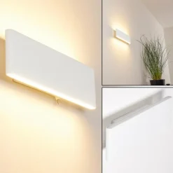 hofstein Applique murale Mosambik LED Blanc, 1 lumière