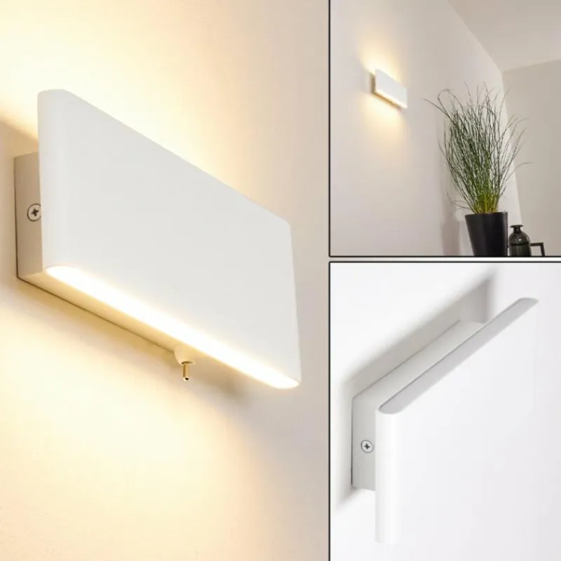 hofstein Applique murale Mosambik LED Blanc, 1 lumière