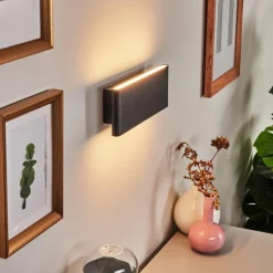 hofstein Applique murale Mosambik LED Noir, Blanc, 1 lumière