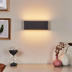 hofstein Applique murale Mosambik LED Noir, Blanc, 1 lumière