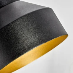 Lampes Dorées-hofstein Applique murale Musko Noir, 2 lumières