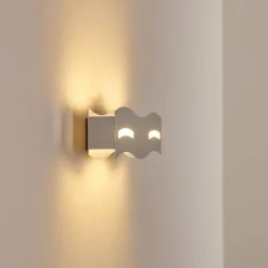 hofstein Applique murale Nagold LED Chrome, Nickel mat, 1 lumière