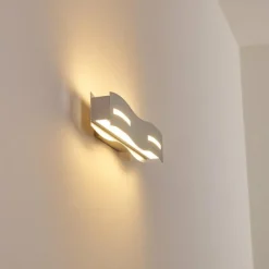 hofstein Applique murale Nagold LED Chrome, Nickel mat, 1 lumière