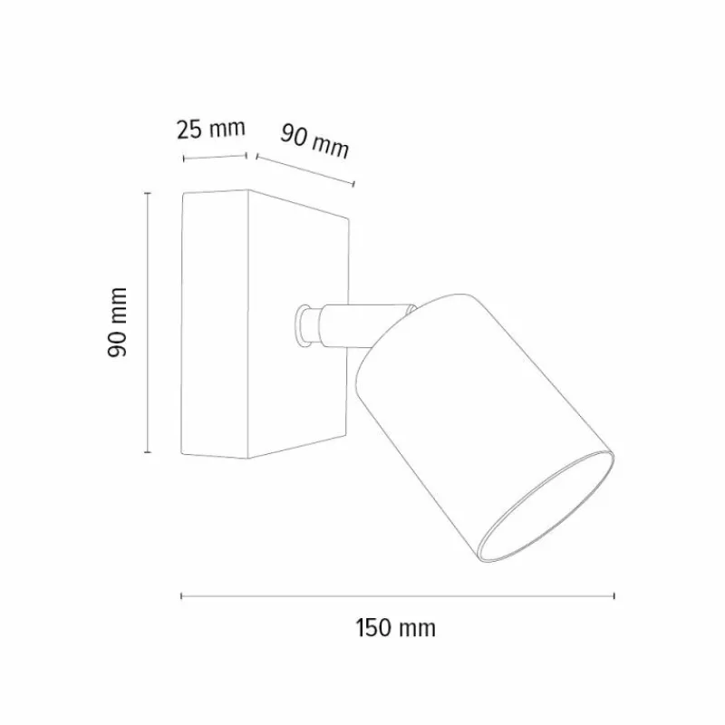 hofstein Applique murale Nazca Bois clair, 1 lumière