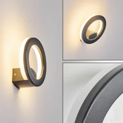 hofstein Applique murale Nevis LED Anthracite, 1 lumière