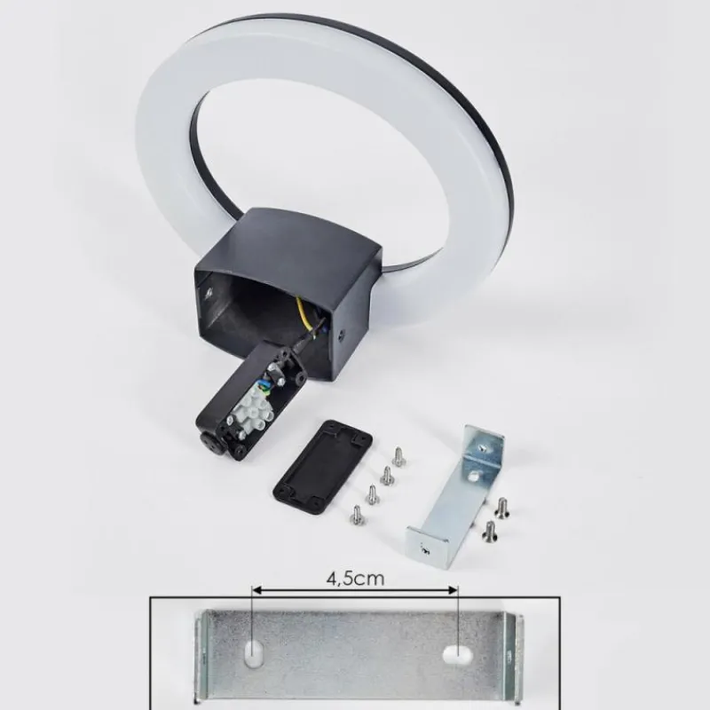 hofstein Applique murale Nevis LED Anthracite, 1 lumière