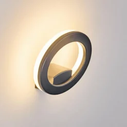 hofstein Applique murale Nevis LED Anthracite, 1 lumière