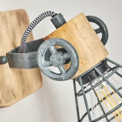 Luminaires Rustiques-hofstein Applique murale Nifun Brun, Gris, 1 lumière