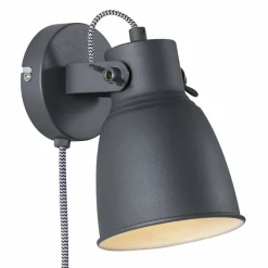Luminaires Scandinaves-Luminaires Nordlux Applique murale Nordlux ADRIAN Anthracite, 1 lumière