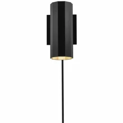 Luminaires Scandinaves-Luminaires Nordlux Applique murale Nordlux ALANIS Noir, 1 lumière