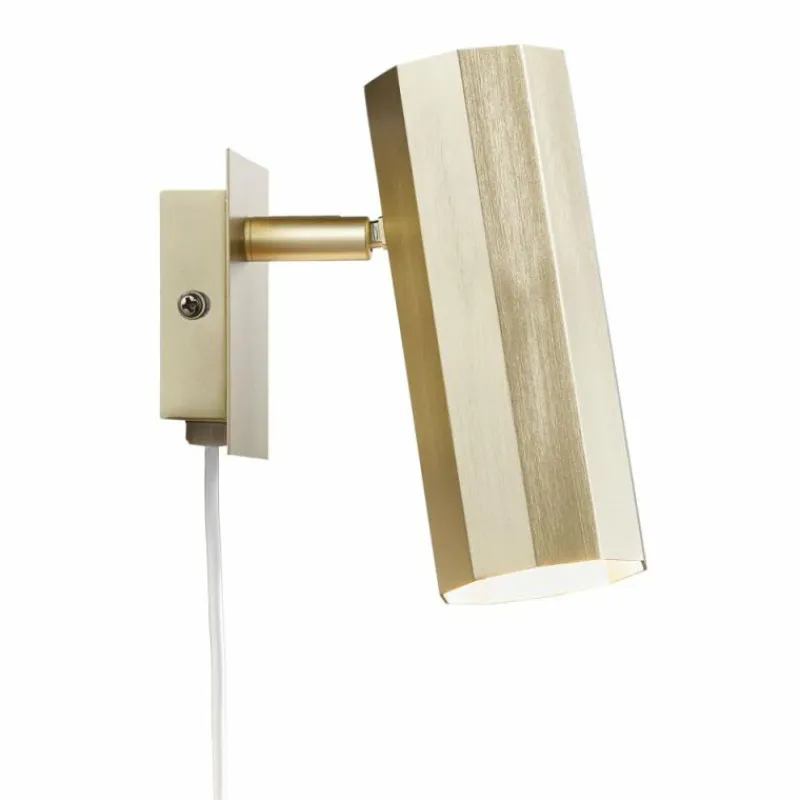 Luminaires Scandinaves-Luminaires Nordlux Applique murale Nordlux ALANIS Laiton, 1 lumière