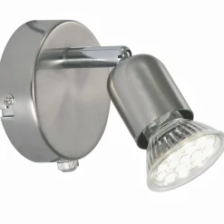Luminaires Nordlux Applique murale Nordlux AVENUE Acier brossé, 1 lumière* Spots Et Projecteurs