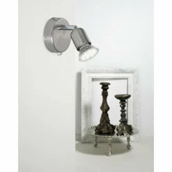 Luminaires Scandinaves-Luminaires Nordlux Applique murale Nordlux AVENUE Acier inoxydable, 1 lumière