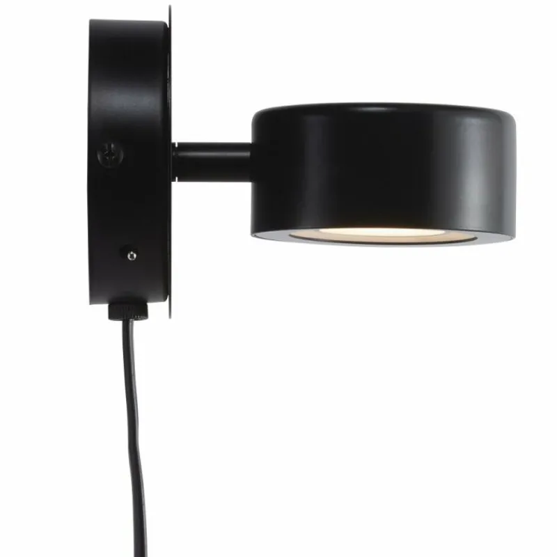 Luminaires Nordlux Applique murale Nordlux CLYDE LED Noir, 1 lumière* Éclairage Led