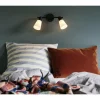 Luminaires Nordlux Applique murale Nordlux COLE Noir, 2 lumières