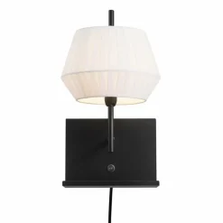 Lampes En Tissu-Luminaires Nordlux Applique murale Nordlux DICTE Noir, 1 lumière