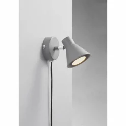 Luminaires Scandinaves-Luminaires Nordlux Applique murale Nordlux EIK Gris, 1 lumière