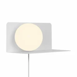 Luminaires Nordlux Applique murale Nordlux LILIBETH Blanc, 1 lumière