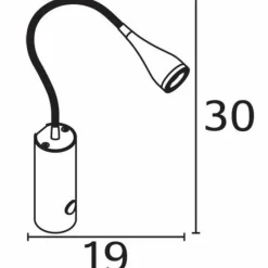 Luminaires Scandinaves-Luminaires Nordlux Applique murale Nordlux MENTO LED Blanc, 1 lumière