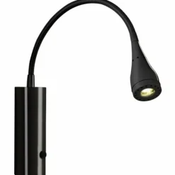 Luminaires Scandinaves-Luminaires Nordlux Applique murale Nordlux MENTO LED Noir, 1 lumière