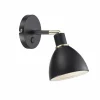 Luminaires Scandinaves-Luminaires Nordlux Applique murale Nordlux RAY Noir, 1 lumière