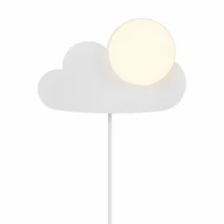 Luminaires Nordlux Applique murale Nordlux SKYKUCLOUD Blanc, 1 lumière