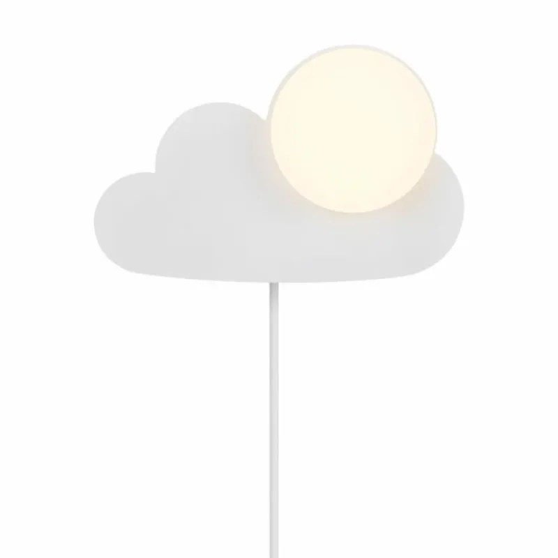 Luminaires Nordlux Applique murale Nordlux SKYKUCLOUD Blanc, 1 lumière