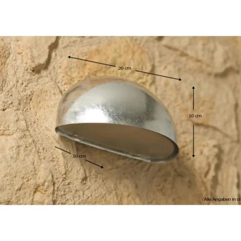 Luminaires Nordlux Applique murale Nordlux Scorpius Acier inoxydable, Zingué, 1 lumière