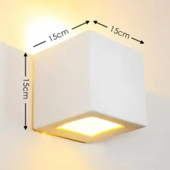 hofstein Applique murale NOTO Blanc, 1 lumière