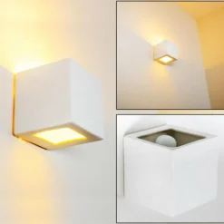 hofstein Applique murale NOTO Blanc, 1 lumière