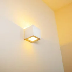 hofstein Applique murale NOTO Blanc, 1 lumière