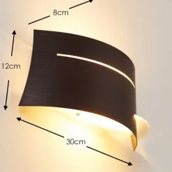 hofstein Applique murale Novara Brun, 1 lumière