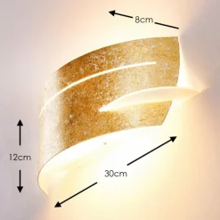 hofstein Applique murale Novara Or, 1 lumière