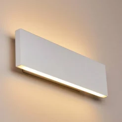 hofstein Applique murale Obion LED Blanc, 2 lumières