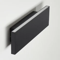 hofstein Applique murale Obion LED Anthracite, 2 lumières