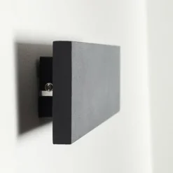 hofstein Applique murale Obion LED Noir, 2 lumières