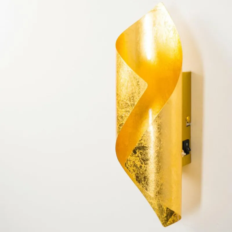 Lampes Dorées-hofstein Applique murale Ogarrio LED Or, 2 lumières