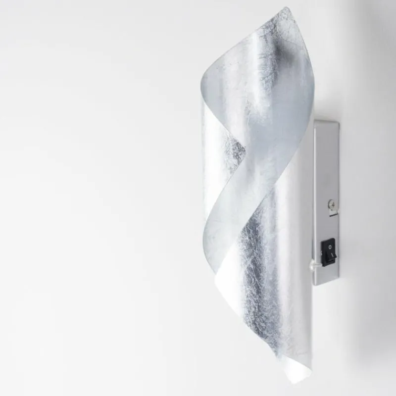 hofstein Applique murale Ogarrio LED Argenté, 2 lumières* Éclairage Led