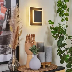 hofstein Applique murale Orchaise LED Noir, Blanc, 1 lumière