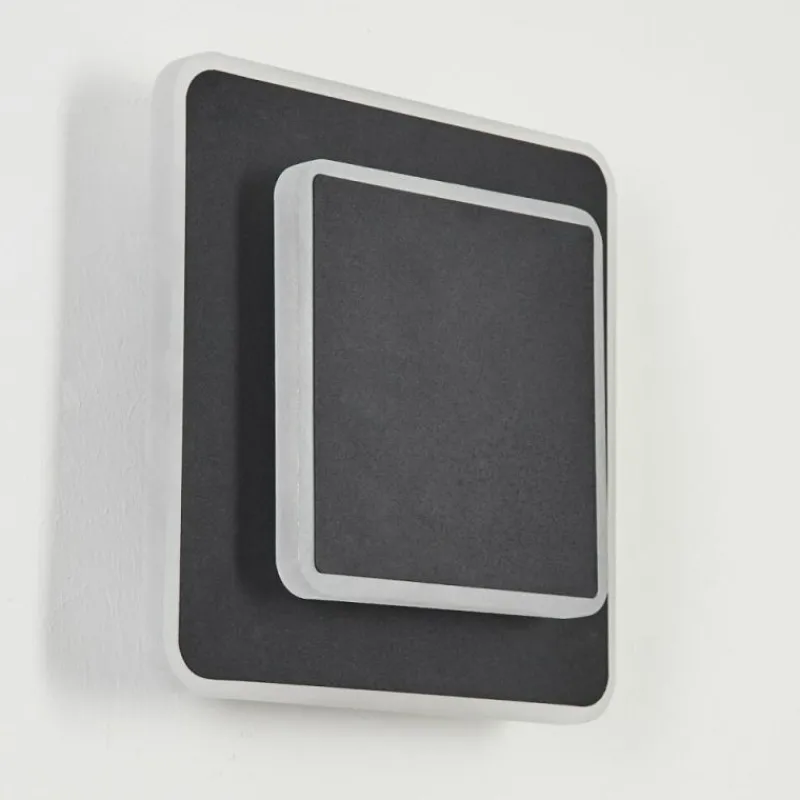 hofstein Applique murale Orchaise LED Noir, Blanc, 1 lumière