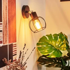 hofstein Applique murale Orkanger Chrome, Noir, 1 lumière* Appliques