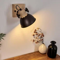 Luminaires Rustiques-hofstein Applique murale Orny Anthracite, 1 lumière