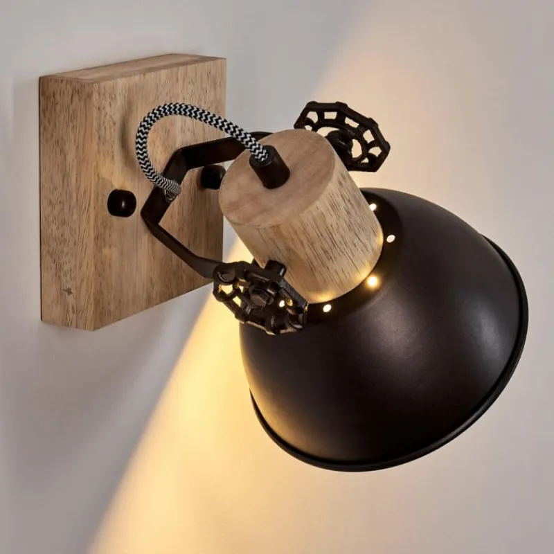 Luminaires Rustiques-hofstein Applique murale Orny Anthracite, 1 lumière