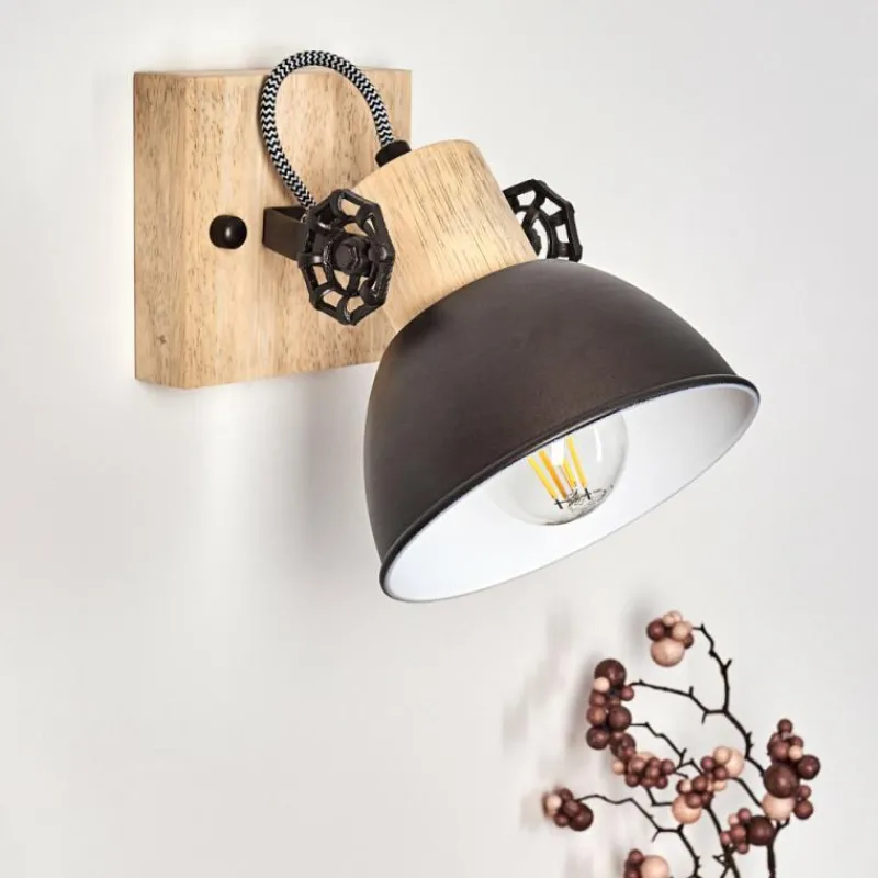 Luminaires Rustiques-hofstein Applique murale Orny Anthracite, 1 lumière