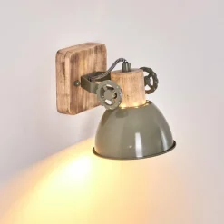 Lampes Vintages & Rétros-hofstein Applique murale Orny Bois clair, 1 lumière