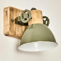 Lampes Vintages & Rétros-hofstein Applique murale Orny Bois clair, 1 lumière