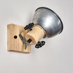 Lampes Industrielles-hofstein Applique murale Orny Brun, Zingué, 1 lumière