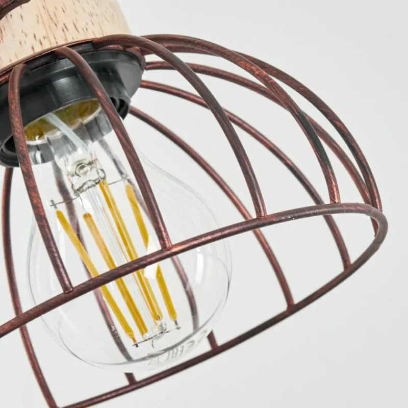 Lampes Industrielles-hofstein Applique murale Orny Écru, Rouille, 1 lumière