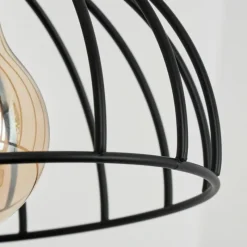 Lampes Industrielles-hofstein Applique murale Orny Écru, Noir, 1 lumière